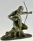 Gennarelli, Sculpture Archer Art Déco, 1930, Bronze 5