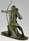 Gennarelli, Art Deco Archer Sculpture, 1930, Bronze, Image 6