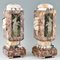 French Art Deco Marble and Bronze Cassoulet Vases with Elephants, 1925, Set of 2, Image 2