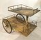 Parchment Bar Cart Attributed to Aldo Tura, 1950s 8
