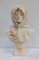 Bust of a Young Woman, Early 20th-Century, Alabaster 4