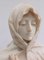 Bust of a Young Woman, Early 20th-Century, Alabaster 6