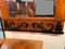 Empire Wall Mirror, Mahogany, Ebonized Carved Decor, South Germany, circa 1810 11