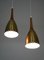 Scandinavian Pendant in Perforated Brass 8