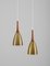 Scandinavian Pendant in Perforated Brass 3