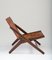 Danish Easy Chair in Leather and Walnut by Arne Hovmand-Olsen 3