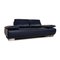 Volare Blue Leather Sofa from Koinor 8