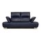 Volare Blue Leather Sofa from Koinor 3