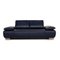 Volare Blue Leather Sofa from Koinor 1