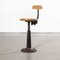 Industrial Chair with Cast Metal Base from Arnon Et Roux, 1950s, Image 1