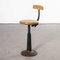 Industrieller Stuhl mit Gestell aus gegossenem Metall von Arnon Et Roux, 1950er 3