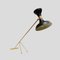 Desk Lamp with Black Enamelled Metal Shade in the Style of Stilnovo 2