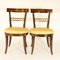 Louis XVI Early Classicist Klismos Chairs, Italy, Late 18th Century, Set of 2, Image 3