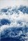 Díptico de cianotipo de marea tempestuosa en azul, 2020, Imagen 4