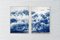 Tempestuous Tidal in Blue, Stormy Seascape Cyanotype Diptych Print, 2020, Image 2