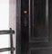 Tall 19th Century Swedish Gustavian Black Painted Pine Larder or Linen Cupboard 5