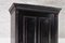 Tall 19th Century Swedish Gustavian Black Painted Pine Larder or Linen Cupboard 11