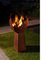 Tall Outdoor Flame Fire Pit with Conus by Stefan Traloc, 2021 2