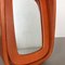 Modernist German Leather Table Mirror from United Workshops, 1960s, Image 6
