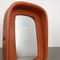 Modernist German Leather Table Mirror from United Workshops, 1960s 5