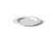 Dinner Plate in Satin White Carrara Marble 2