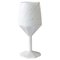 White Carrara Marble Cocktail Glass by Fiammetta V. 1