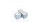 Square Double Candleholder in White Carrara Marble 5