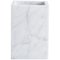 Square Toothbrush Holder in White Carrara Marble 1