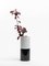 Cylindrical White Carrara Marble Vase with Black Band, Italy, Image 2