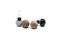 Marble and Acrylic Glass Champagne Bottle Stoppers, Set of 4, Image 4