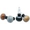 Marble and Acrylic Glass Champagne Bottle Stoppers, Set of 4 1