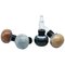 Marble and Acrylic Glass Champagne Bottle Stoppers, Set of 4, Image 1