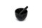 Small Black Marble Mortar and Pestle, Set of 2, Image 4