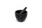 Small Black Marble Mortar and Pestle, Set of 2, Image 2