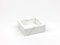 Quadratisches weißes Handtuch Tablett aus Carrara Marmor 4