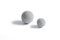 Fermacarte grande a forma di sfera in marmo grigio, Immagine 2
