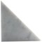 Single Large Bookend in White Carrara Marble with Triangular Shape, Image 1