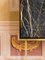 Bar Cabinet in Black Port Laurent Marble, Wood & Solid Brass, Image 4