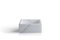 Square White Carrara Marble Cotton Box, Image 3