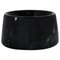 Small Black Marquina Marble Cat or Dog Bowl 1