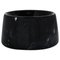 Small Black Marquina Marble Cat or Dog Bowl, Image 1