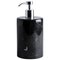 Rounded Soap Dispenser in Black Marquina Marble 1