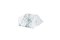 Große sechseckige Teller oder Servierplatten aus weißem Carrara-Marmor, 2er Set 13