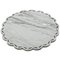 Round Marble Tray or Plate with Lace Edge 1