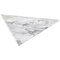 Tabla de cortar y bandeja de servicio triangular de mármol gris, Imagen 1