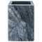 Squared Toothbrush Holder in Grey Marble, Image 1