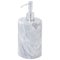 Rounded Soap Dispenser in Grey Marble 1