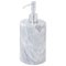 Rounded Soap Dispenser in Grey Marble, Image 1