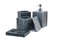 Squared Toothbrush Holder in Black Marble, Image 7