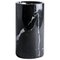 Portaspazzolino rotondo in marmo nero Marquina, Immagine 1